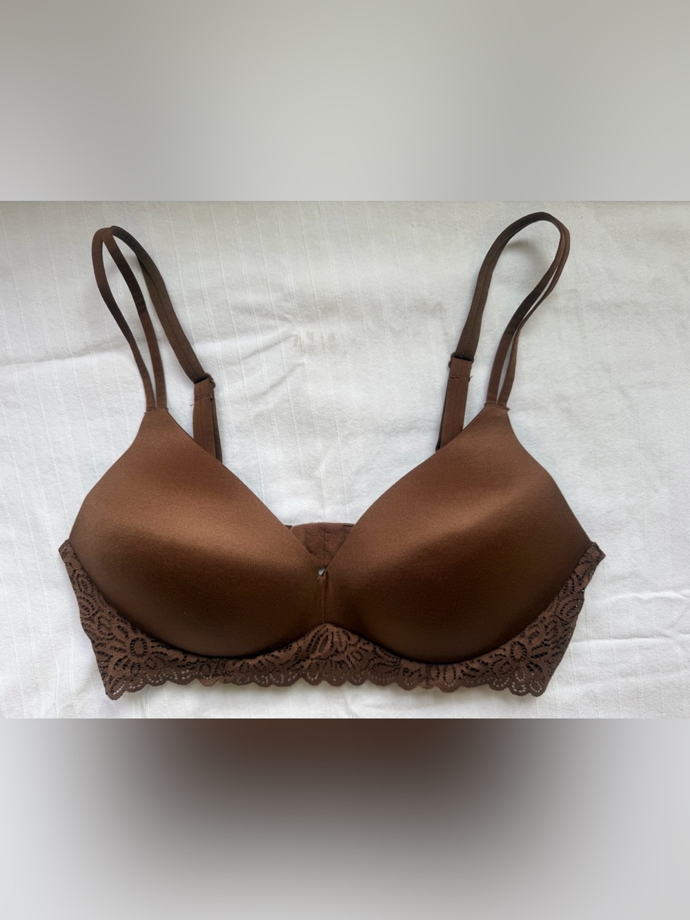 Lace-Trim Bra